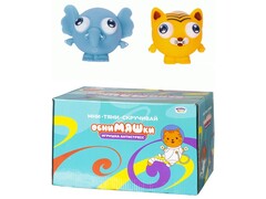 Антистресс-глазастик «Сафари» 10 см в пак.