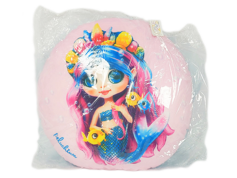 Игрушка-подушка круглая «Русалочка» 41х41см RPH-008