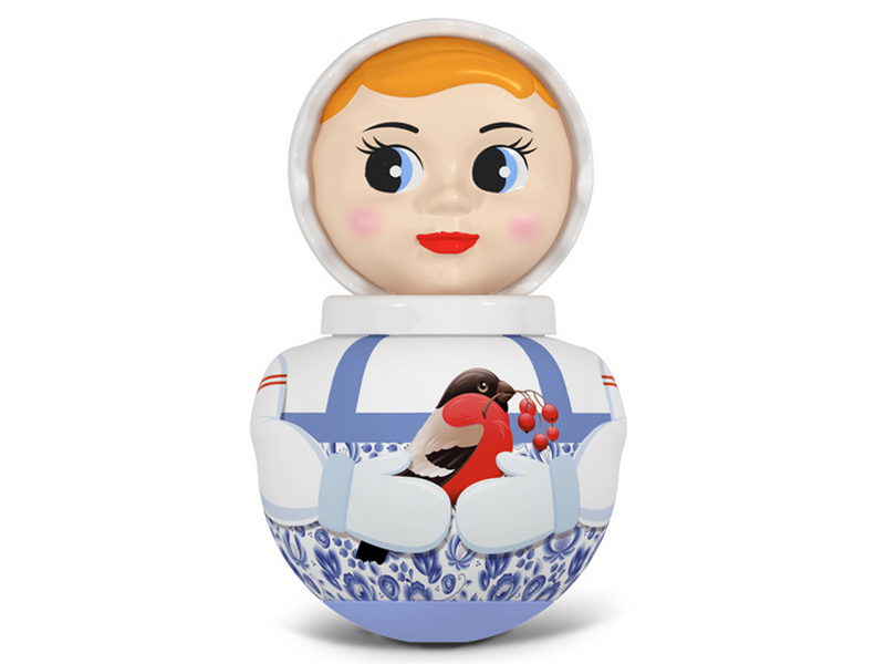 Неваляшка малая "Девочка" (зима)