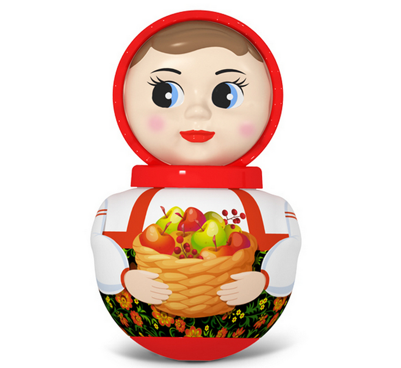 Неваляшка малая "Девочка" (осень)