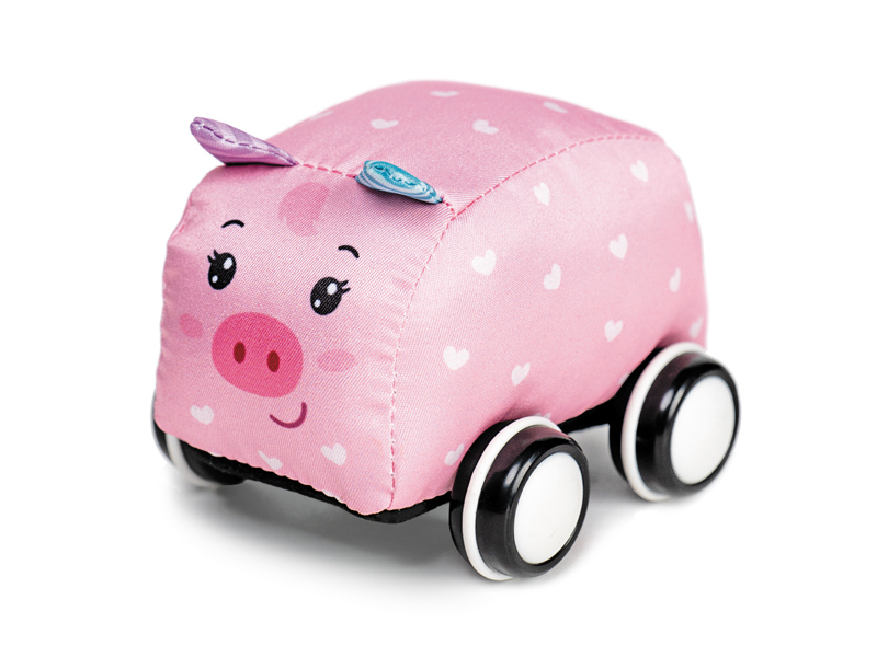 Машинка мягкая "Поросенок"