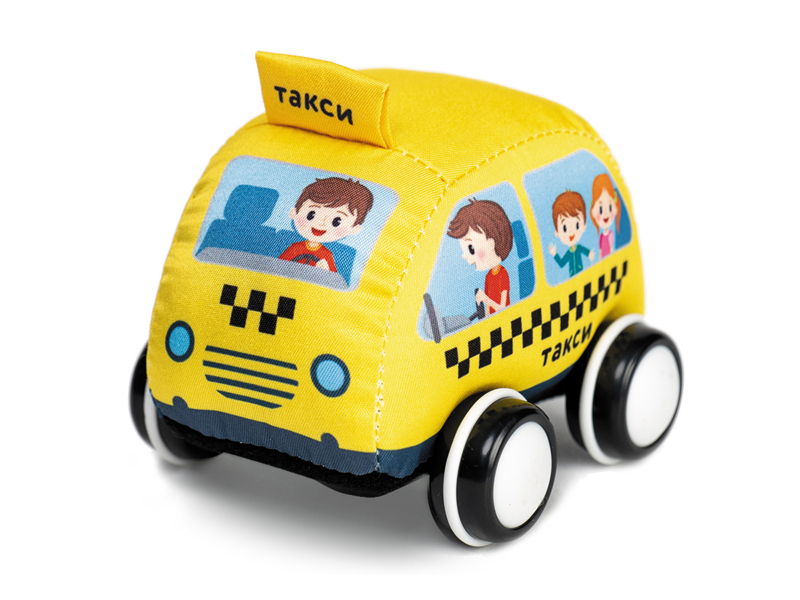 Машинка мягкая "Такси"