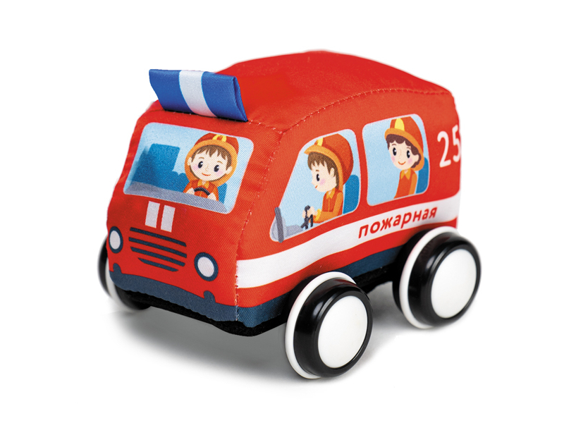Машинка мягкая "Пожарная"