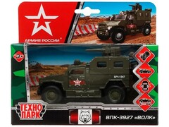 80462 [SB-17-60-B(GR)-WB]Технопарк. Машина ВПК-3927 «ВОЛК»  металл. инерц. 12 см (открыв. двери, багажник, подвиж. дет.)