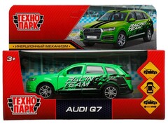 80466 [Q7-12SRT-GN]Технопарк. Машина «AUDI Q7 СПОРТ» металл. инерц. 12 см (открыв. двери, багажник) зеленая