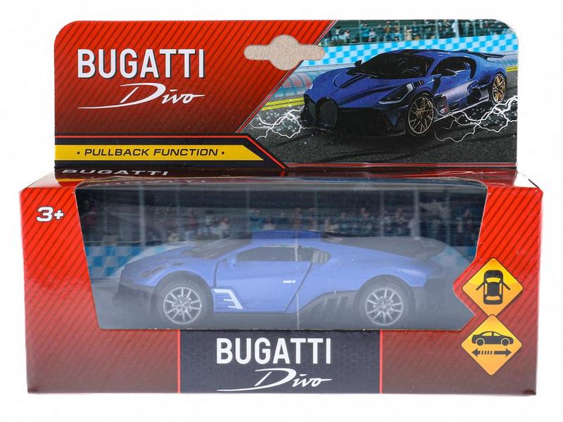Технопарк. Машина «Bugatti Divo» металл. инерц. 12 см (открыв. двери)