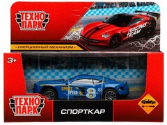 80486 [1911C140-R2]Технопарк. Машина «СПОРТКАР» металл. инерц. 10 см 1911C140-R2