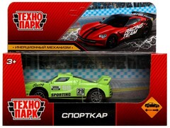80487 [1911C140-R3]Технопарк. Машина «СПОРТКАР» металл. инерц. 10 см 1911C140-R3