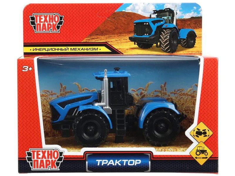Технопарк. Трактор «КИРОВЕЦ к7» металл. инерц. 13 см синий