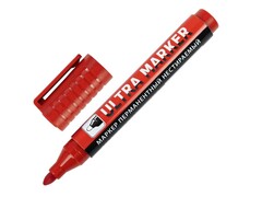 80507 [152205]Маркер перманентный «BRAUBERG. ULTRA MARKER» круглый 3,5 мм КРАСНЫЙ (12шт/уп)