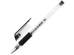 80518 [141823]Ручка гелевая «STAFF EVERYDAY GP-192» прозрачный корпус 0,5мм ЧЕРНАЯ (12шт/уп)