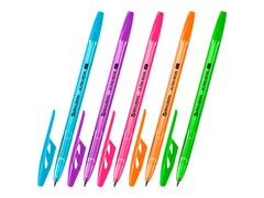 80521 [143566]Ручка шариковая «BRAUBERG "ULTRA NEON» цветной корпус 0,7 мм СИНЯЯ (50шт/уп)