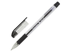 80532 [142142]Ручка шариковая масляная «BRAUBERG Max-Oil» прозрачный корпус 0,7 мм ЧЕРНАЯ (12шт/уп)