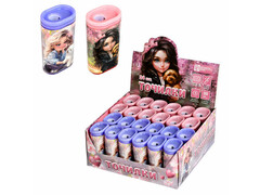 80539 [69643]Точилка с контейнером «ВЕРНЫЕ ДРУЗЬЯ» 2,8х1,9х4,9 см (24шт/уп)