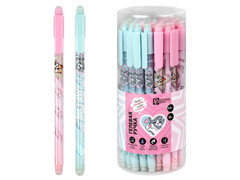 80562 [69528]Ручка гелевая ПИШИ-СТИРАЙ «КОТИКИ И ДРУЗЬЯ» голубой, розовый корпус 0,5 мм СИНЯЯ (30 шт/уп)