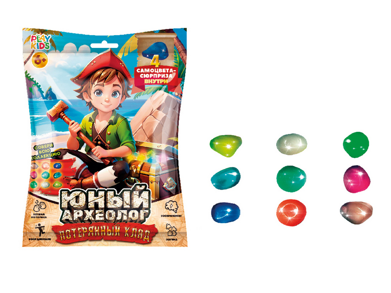 Юный археолог «Потерянный клад» 16*12 см в пак.