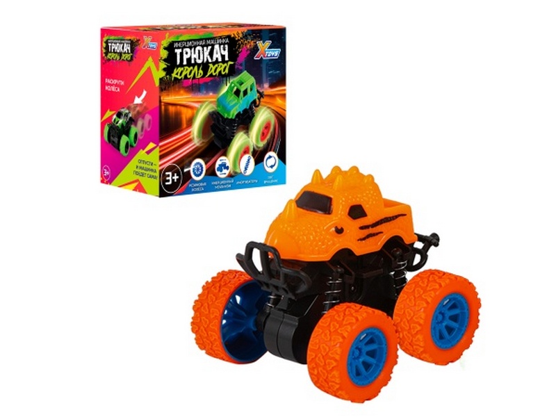 Машинка-трюкач инерц. 10 см в кор. 1003430