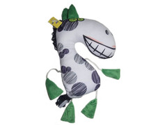 80660&nbsp;[GLD-002]Подушка-игрушка Лошадка кружки GLD-002