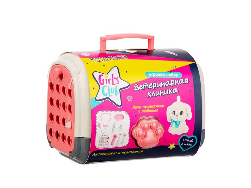 Набор "Ветеринарная клиника" 23*15*17 см в переноске IT110989