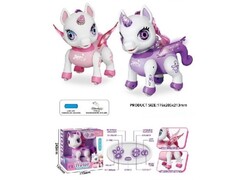 Единорог на р/у (аккум., заряд от USB, свет, ходит, сидит, танцует) 7,6*20,5*21,3 см в кор. Y22773207