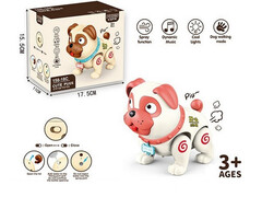 Собака на бат. (ходит, свет, звук, пар) 17,5*11*15,5 см в кор. 2883619