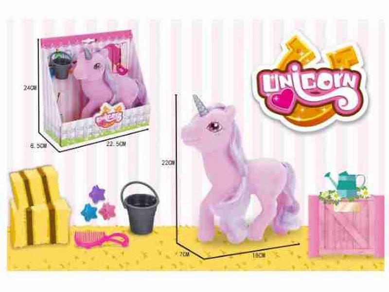 Единорог с аксесс. 22,5*8,8*24 см в кор. Y1378143