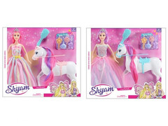 80699 [2986103]Кукла 29 см с лошадкой и аксесс. 36,5*6*32,5 см в кор. 2986103