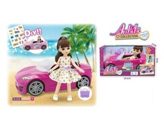 Кабриолет 32 см с куклой шарнирной 36,5*21*19 см в кор. 3107171