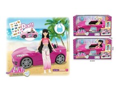 Кабриолет 32 см с куклой шарнирной 36,5*21*19 см в кор. 3107168