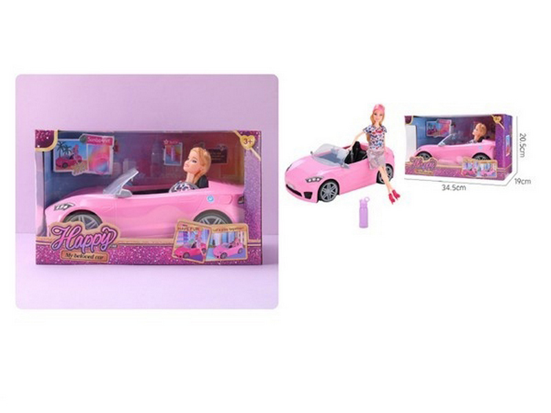 Кабриолет 32 см с куклой 34,5*19*20,5 см в кор. 2991094