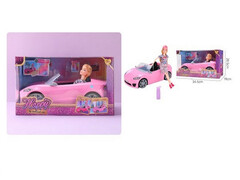 Кабриолет 32 см с куклой 34,5*19*20,5 см в кор. 2991094