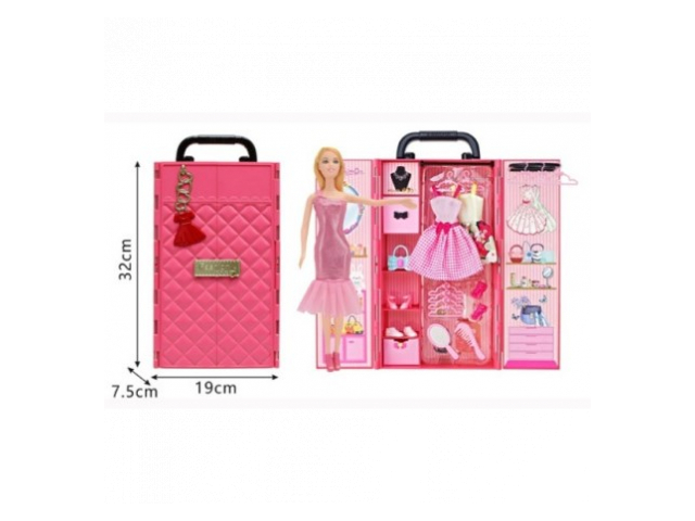 Кукла 29 см с аксесс. 32*19*7,5 см в шкафу 3107788