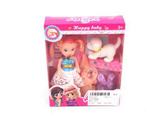 Кукла 10 см с питомцем и аксесс. в кор. 2041054