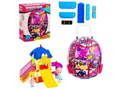 Детская площадка 28,6*11*22,2 см в чемоданчике Y5909567