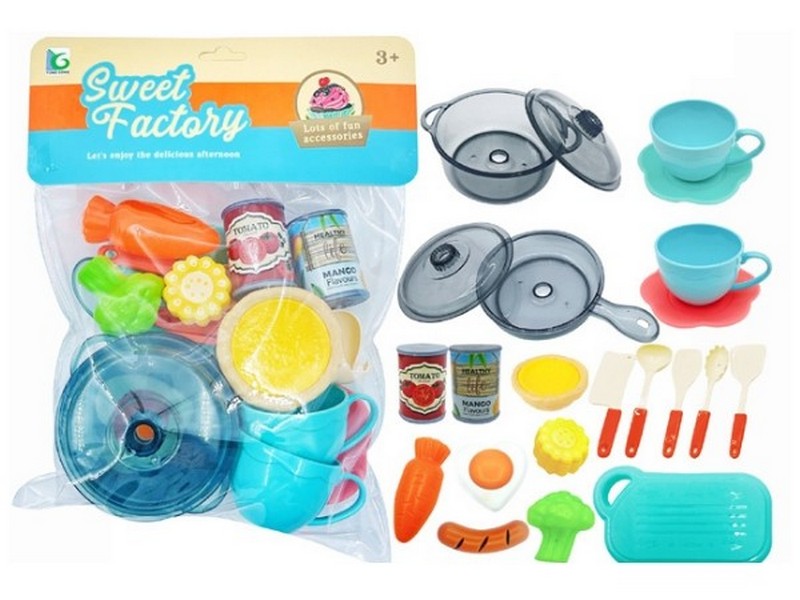 Набор посуды 22 предмета 26,5*20,5*7 см в пак. 3112467