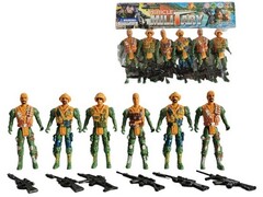 Набор солдат 23,5*16,5*2 см в пак. 3041409