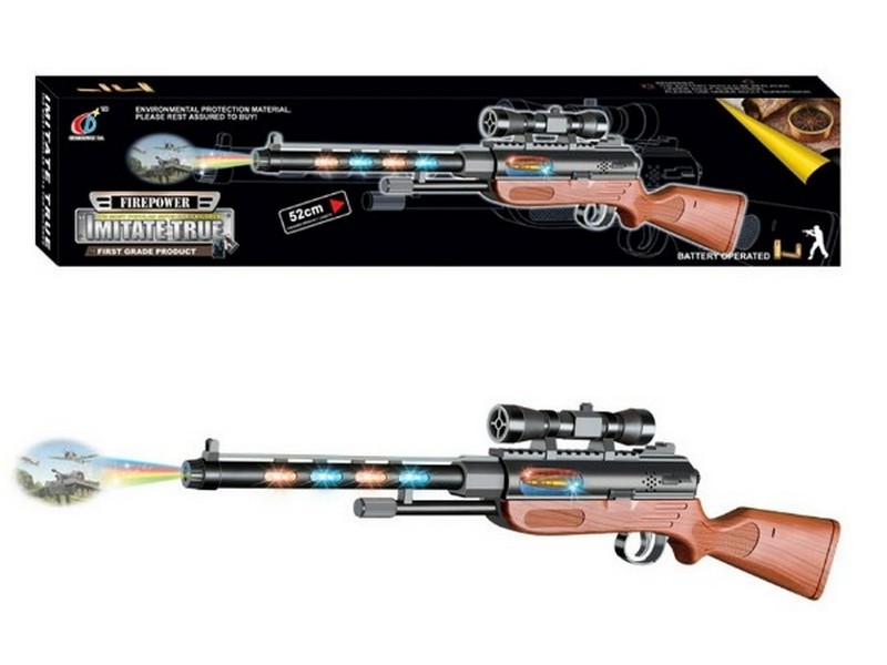 Ружье на бат. (свет, звук) 54,5*11,5*4,5 см в кор. Y8629141