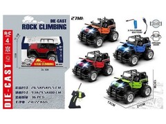 80803 [Y20146094]Джип металл. на р/у (аккум., заряд от USB, свет, открыв. двери) 26,5*15,5*14 см в кор.