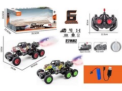 80805 [2772745]Машина на р/у (аккум., заряд от USB, свет, пар) 39,5*4*17 см в кор. 2772745