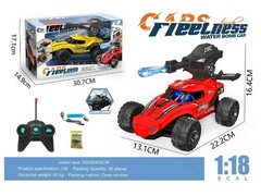 80810 [Y25316206]Машина на р/у (аккум., заряд от USB, свет, стреляет гидрогелевыми пульками) 14,9*30,7*17,1 см в кор. Y25316206