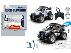 Джип на р/у (аккум., заряд от USB, свет, пар) 27,5*15,5*14 см в кор. 3079084