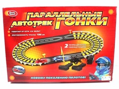 Трек на п/у от сети (длинна трассы 1,86 м) 45*31,5*7 см в кор. 0808/DT