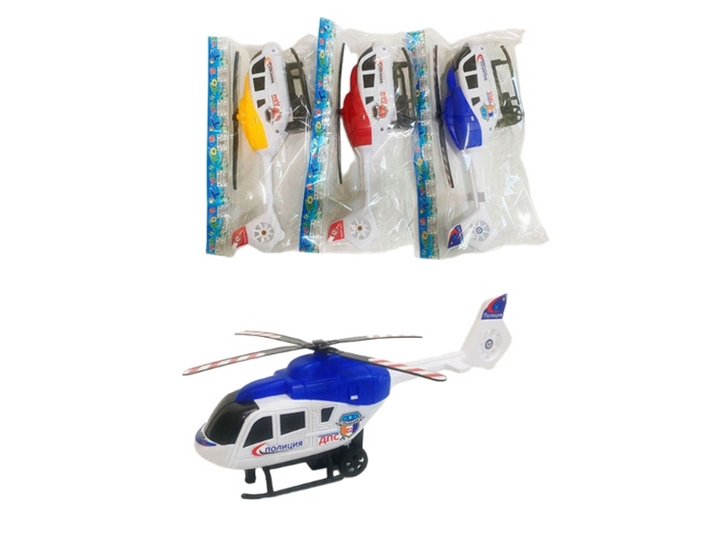 Вертолет инерц. 31,5*14*7 см в пак. EF369-40/DT