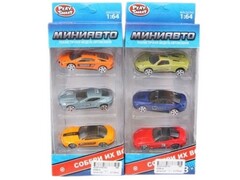 Набор машин инерц. 3 шт 20*9,5*4 см в кор. 6389-A/DT