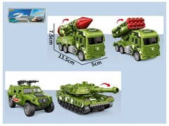 80838 [M1534-80]Машина инерц. "Военная" 13*23*7,5 см в пак. M1534-80