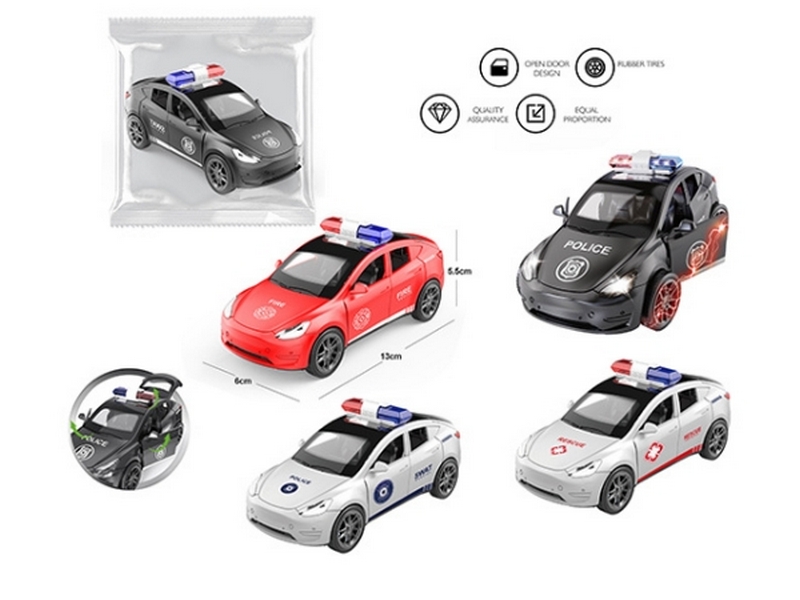 Машина  инерц. "Полиция" 24*16*4 см в пак.