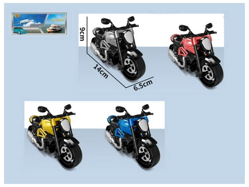 Мотоцикл инерц. 13*23*7 см в пак. M1534-81