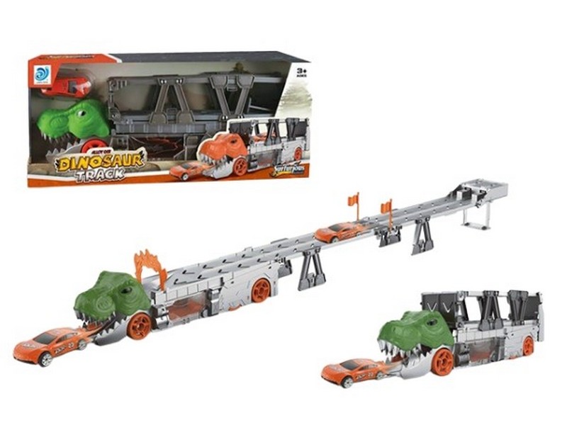 Трейлер-трек «Дино с машинкой 38,5*10,2*16 см в кор. 3076103