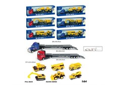 Трейлер металл. инерц. с машинками 29*4,8*9 см в кор. 3098983