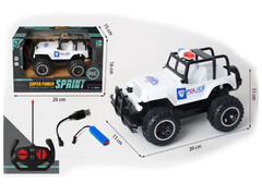 Машина "Полиция" на р/у (аккум., заряд от USB) 26*16*15 см в кор. 3111879